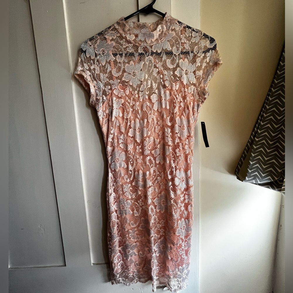 Dusty pink NOBO No Boundaries lace dress
